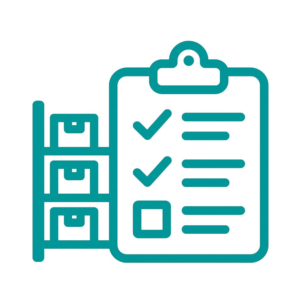 Auditoría inicial y definición de stock mínimo por centro