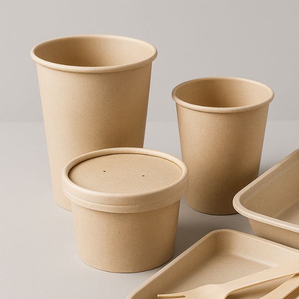 Vasos y tarrinas ecológicas